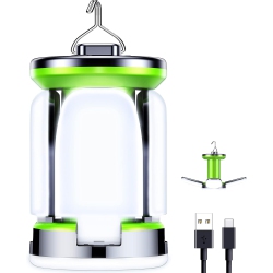 VECELOLIBILIS Camping Lantern Rechargeable, Camping Lights Lamp-7 Light Modes 60 Led Ultra Bright Led Tent Light 10+ Hrs Runtime for Camping