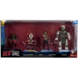RED ONE Movie Maniacs One 6 Inch Statue Figure Posed Box Set - (Callum Drift - Nick - Garcia - Krampus)