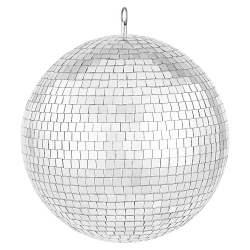 VEVOR 12 Inch Mirror Disco Ball, Mirror Ball \w Hanging Ring, Lightning Disco Ball Party Decorations, Ideal for Dj Club, Stage, Wedding, Birthday
