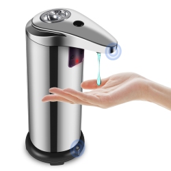 MYACUC Touchless Automatic Soap Dispenser for Kitchen Sink, Touchless Electric Stainless Steel Soap Dispenser