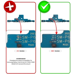 MS TECH Charging Port Board Compatible for Samsung Galaxy Tab S6 Lite 10.4" (P613 / P619) (2022) (Wifi Version) (Premium)
