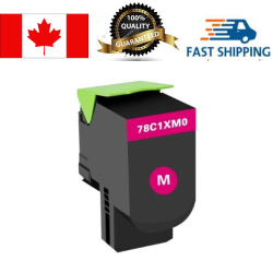 EGALAXY Lexmark 78C1Xm0 78C1X30 Toner Cartridge, Compatible In Magenta
