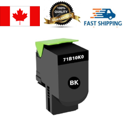 EGALAXY Lexmark 71B10K0 Toner Cartridge, Compatible In Black
