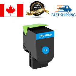 EGALAXY Lexmark 70C1Hc0, 701Hc Toner Cartridge, Compatible In Cyan