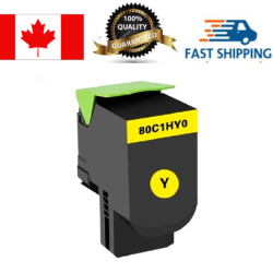 EGALAXY Lexmark 80C1Hy0 Toner Cartridge, Compatible In Yellow