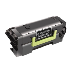 EGALAXY Lexmark 58D1U00 Toner Cartridge, Compatible In Black