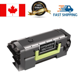 EGALAXY Lexmark 58D1X00 Toner Cartridg, Compatible In Black