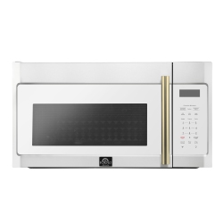 FORNO Fornace 30-Inch Over The Range Convection Microwave Â€“ 1.5 Cu.ft, 300 Cfm Vent, Touch Control, Led Light In White
