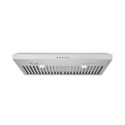 VESTA Athens 30" Under Cabinet 750 Cfm 3-Speed Stainless Steel Range Hood In Silver