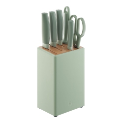 ZWILLING Now Pro 7 Piece, Knife Block Set In Green