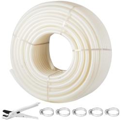 VEVOR 1 Inch X 500 Ft Pex Pipe, Pex Tubing, Non Oxygen Barrier Pex-B Pipe, Flexible Pex Water Line for Rv Sewer Hose, Plumbing, Radiant Heating