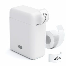 MYACUC Label Maker Machine With Tape, Portable Bluetooth Mini Label Printer With Versatile App for School Home Office Organization