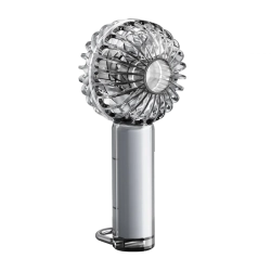 THE WAY Portable Handheld Mini Suitable for Indoor And Outdoor New Transparent Mini Fan Colorful Light Gradient Summer Outdoor Portable Handheld USB