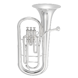 JUPITER Jbr700S Bb Baritone Horn - Silver-Plated