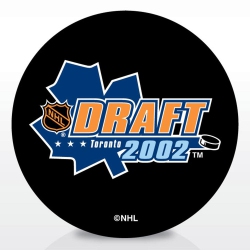 INGLASCO Entry Draft Hockey Team Logo Autograph Model Puck