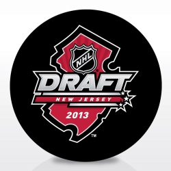 INGLASCO Entry Draft Hockey Team Logo Autograph Model Puck