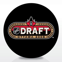 INGLASCO Entry Draft Hockey Team Logo Autograph Model Puck