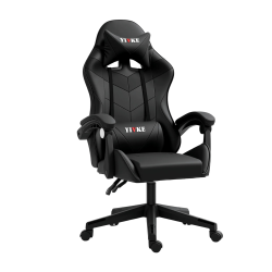YIVKE Ergonomic Gaming Chair Racing Style Adjustable Height High-Back PC Computer Chair With Headrest And Lumbar Support Executive Office Chair