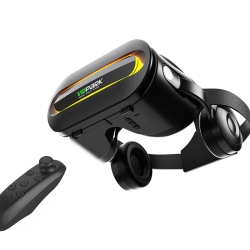 THE WAY Virtual Display Glasses All-In-One, Vr Wireless HD Movie Smart Head-Mounted Box Vr Glasses-J60 + Y1 In Black