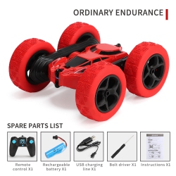 THE WAY Remote Control Toy Car, Double-Sided Stunt Car, Rc Dump Truck Children's Remote Control Drift Off-Road Car, Remote Control Car Children's Toy