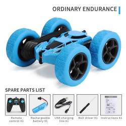 THE WAY Remote Control Toy Car, Double-Sided Stunt Car, Rc Dump Truck Children's Remote Control Drift Off-Road Car, Remote Control Car Children's Toy
