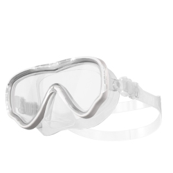 THE WAY Diving Mask, Nose Protection Integrated Snorkeling Equipment Full Dry Type, Snorkeling Large Frame HD Swimming Goggles Set - 300 Liquid