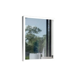 WHIRLWELL Led Bathroom Mirror, 20 X 28 In, Slim Lights, Touch Button, Dimmable, Anti-Fog, Vertical/horizontal Mounted