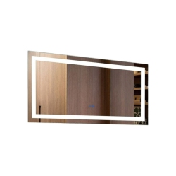 WHIRLWELL Led Bathroom Mirror, 40 X 28 In, Wide Lights, Touch Button, Dimmable, Anti-Fog, Vertical/horizontal Mounted