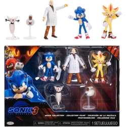 SONIC THE HEDGEHOG Movie 3 Inch Mini Figure Wave 3 - 5-Pack Bundle