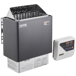 VEVOR 9Kw 220V Electric Sauna Stove, Steam Bath Sauna Heater \w External Digital Controller, 3H Timer And Adjustable Temp for Max. 317-459 Cubic