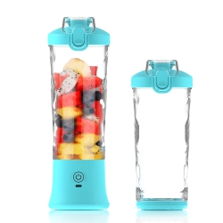 THE WAY New Juicer, 600Ml Large Capacity Juicer, Rechargeable Multi-Function Ice Fruit Processor, Mini Blender - In Sky Blue