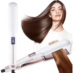 MYACUC Hair Straightener, Digital Lcd Display, 10S Quick Heating, Titanium Plates, Ion Hair Straightener, Hair Styling Hair Straightener