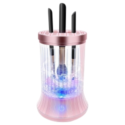 MYACUC Electric Makeup Brush Cleaner Machine, High Speed Fast Cleaning Plug-In Power Cleaner for Makeup Brushes & Sponges, Cosmetic Brush Cleaner For