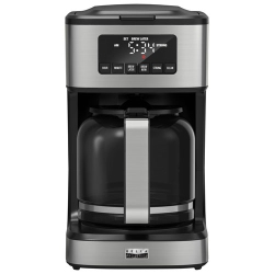 BELLA PRO - Programmable Drip Coffee Maker -12-Cups - Stainless Steel