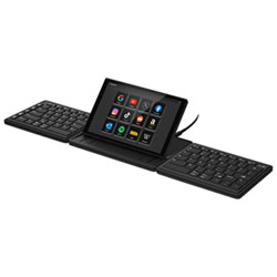 Mobile Pixels Tetra Split Portable Bluetooth Keyboard with 8" Touch LCD (109-1003P01)