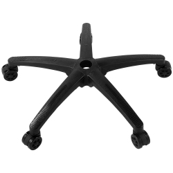 VEVOR 28" Office Chair Base Replacement, 2500 Lbs Static Load Capacity, Computer Desk Chair Stool Base Part \w 5 Casters And Reinforced Legs, Desk