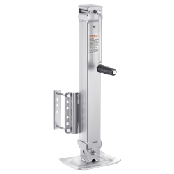 VEVOR 8000 Lbs Static Load Capacity, Heavy Swivel Bolt-On Trailer Jack, 28.5" Lift Trailer Jack Stand \w Handle for Rv Trailer, Horse Trailer