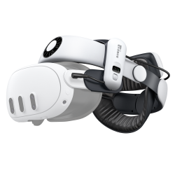 BOBOVR S3 Pro Battery Head Strap - Works With Meta Quest 3/3S - Cooling Fan & 10, 000Mah Rechargeable Battery