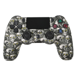 THE WAY Suitable for P4 Wireless Bluetooth Handle Dual-Mode Controller | Support Ps3/ps4/pc/ | Touchpad + RGB Lighting Effect + Dual Motor Vibration