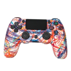THE WAY Suitable for P4 Wireless Bluetooth Handle Dual-Mode Controller | Support Ps3/ps4/pc/ | Touchpad + RGB Lighting Effect + Dual Motor Vibration