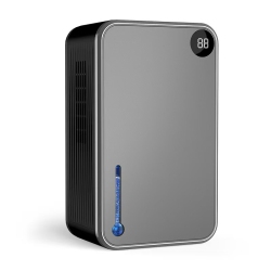 MYACUC Dehumidifier, 2.4L Dehumidifier for Basement, Dehumidifiers With Humidity Display, Dehumidifier for Home, Bathroom & Bedroom