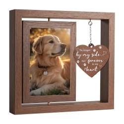 MYACUC Dog Picture Frame, Keepsake Sympathy Gift for The Loss Of A Dog Or Cat