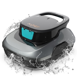 AIPER Scuba Se - Robotic Pool Cleaner Vacuum, 90 Mins Battery Life, Automatic Cleaning \w Self-Parking Capabilities, Ideal for Above Ground Pools Up