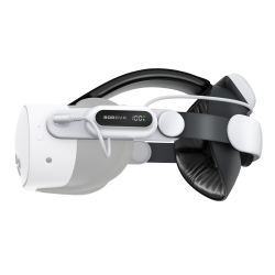 BOBOVR E3 Pro Battery Head Strap - Works With Meta Quest 3/3S - 3.5MM Headphone Jack & 10, 000Mah Rechargeable Battery