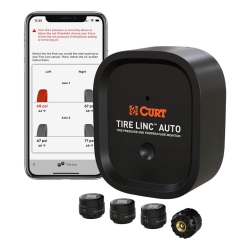 CURT 57009 Tire Linc Auto Tire Pressure & Temperature Monitoring System