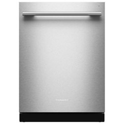 KitchenAid 24" 47dB Built-In Dishwasher with Stainless Steel Tub & Third Rack (KDTS224SPS) - PrintShield Stainless