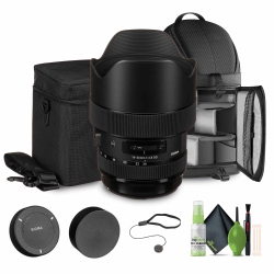 SIGMA 14-24MM F/2.8 Dg Hsm Art Lens for Canon Ef Bundle