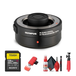 OLYMPUS Mc-20 M.zuiko Digital 2X Teleconverter Bundle