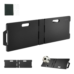 VEVOR 45"x13" Soccer Rebounder Board, Soccer Wall \w 2 Angles Rebound, HDpe Kickback Rebound Board, Soccer Training Equipment for Kids And Adults