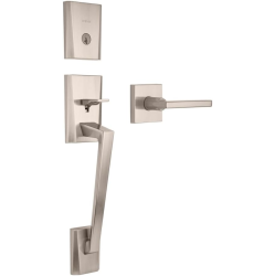 WEISER Camino And Halifax Entry Lever Featuring Smartkey, Satin Nickel